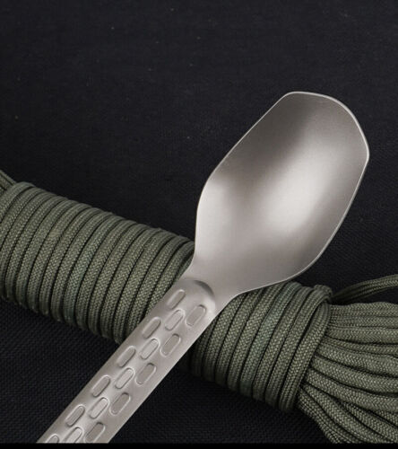 Pure Titanium Spoon / Fork Spoon Tableware Outdoor Travel Portable Meal Tool EDC