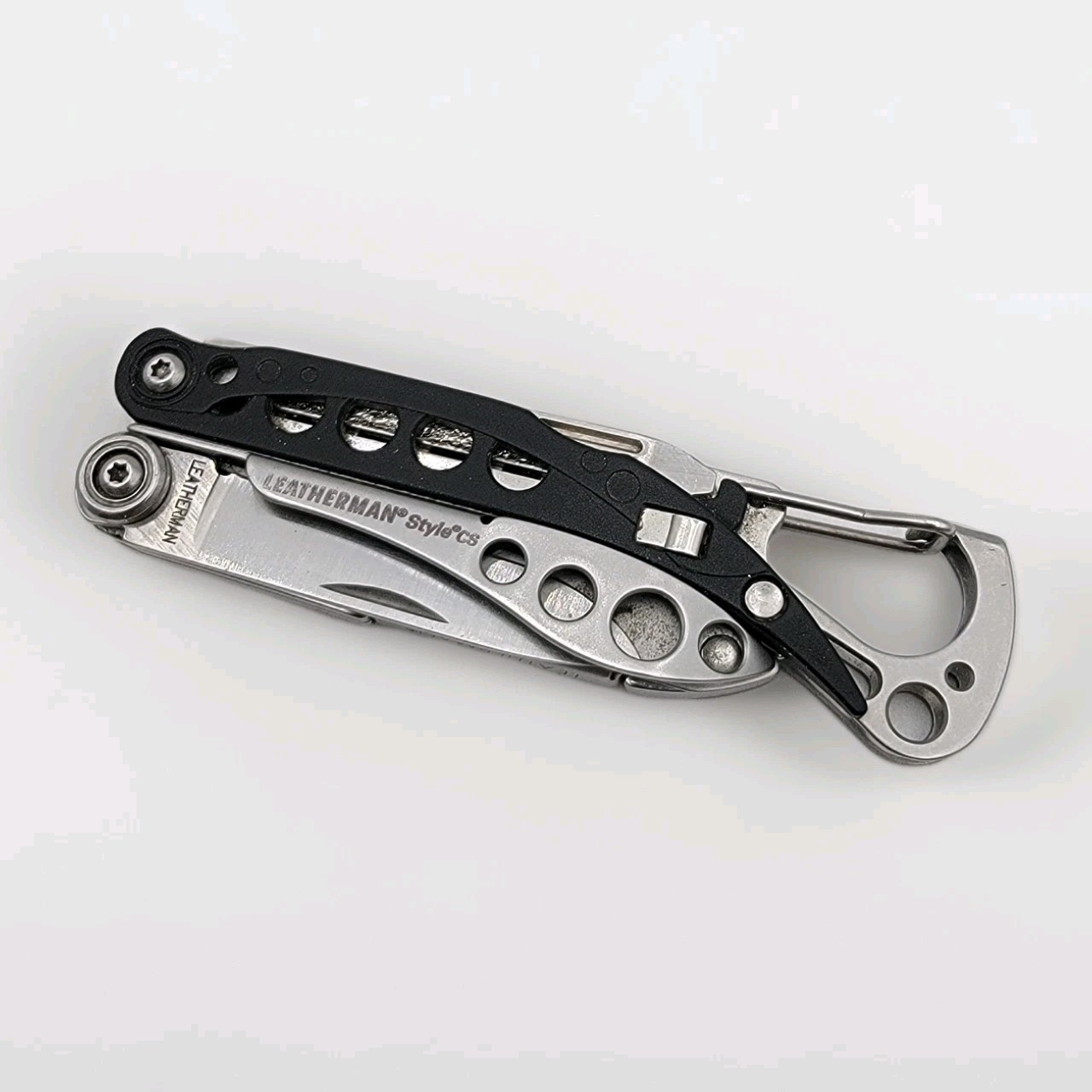Leatherman Style CS Multi-Tool Black Retired Keychain Scissors Knife ~ Retired