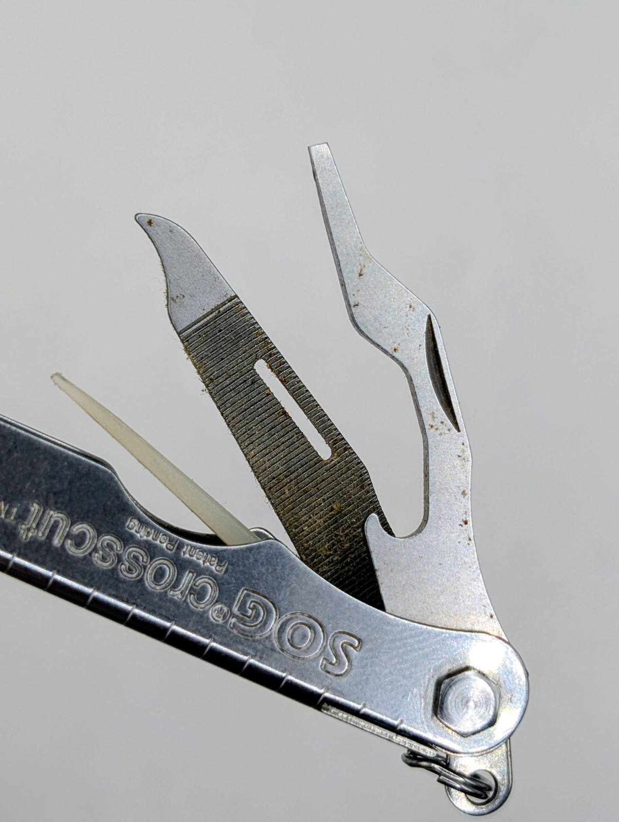 SOG CrossCut Stainless 9-In-1 Multi-Tool with Compound Leverage Scissors Retired