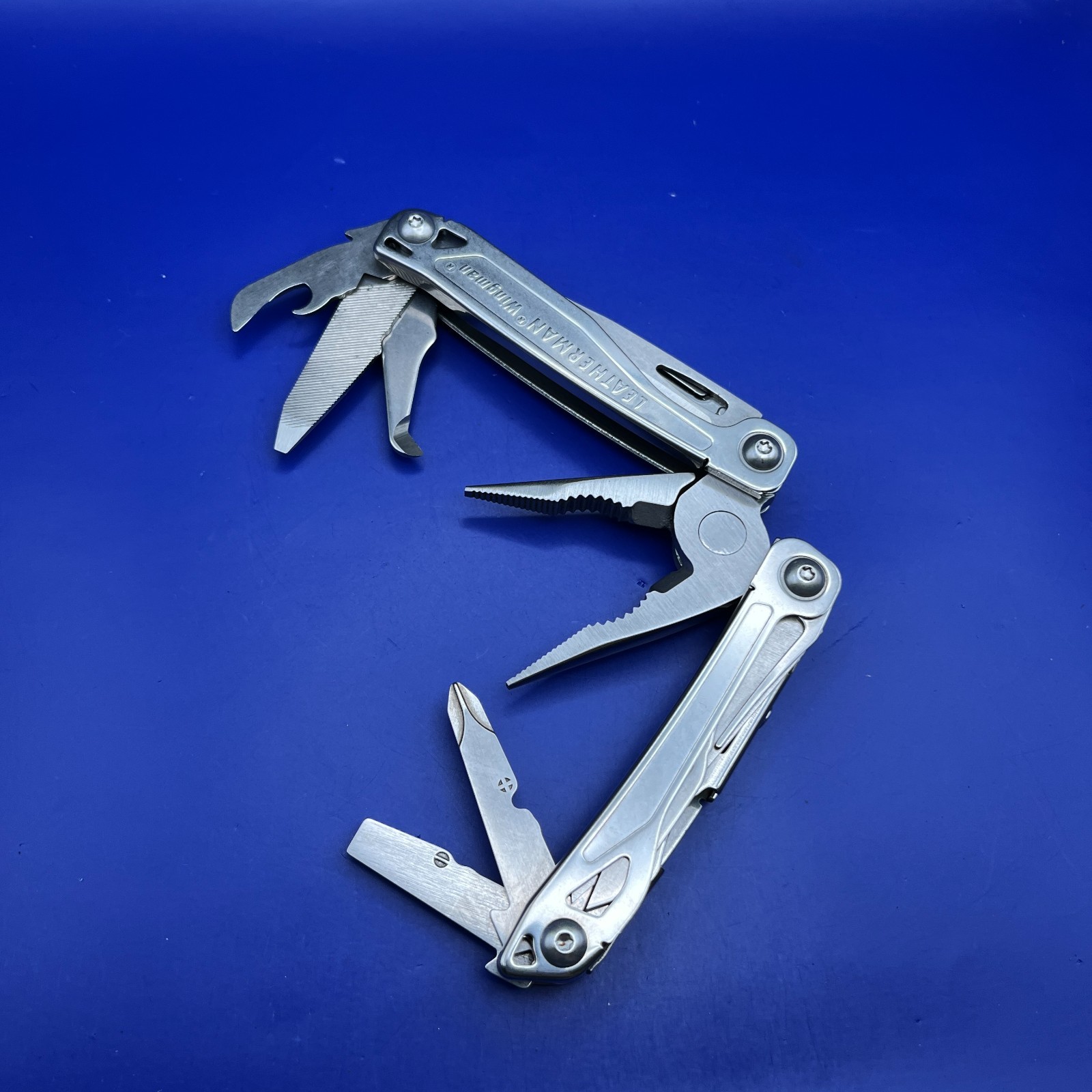 Leatherman Stainless Steel Wingman Multi Tool Scissors Knife Plier