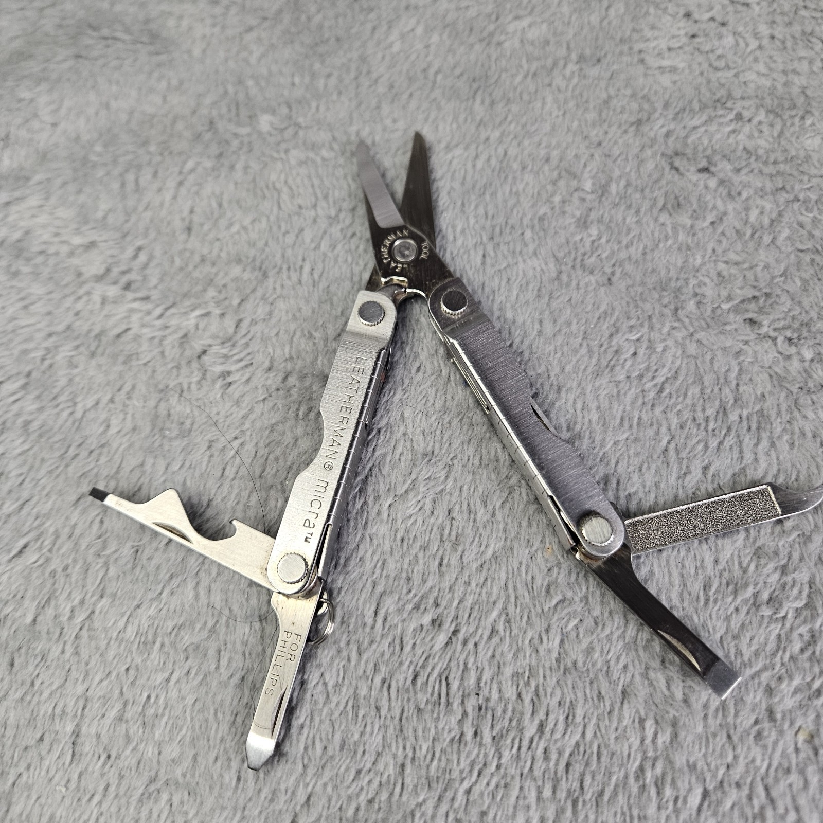 Leatherman Micra Multi-Tool Pat Pending Stainless Steel 7 Tool