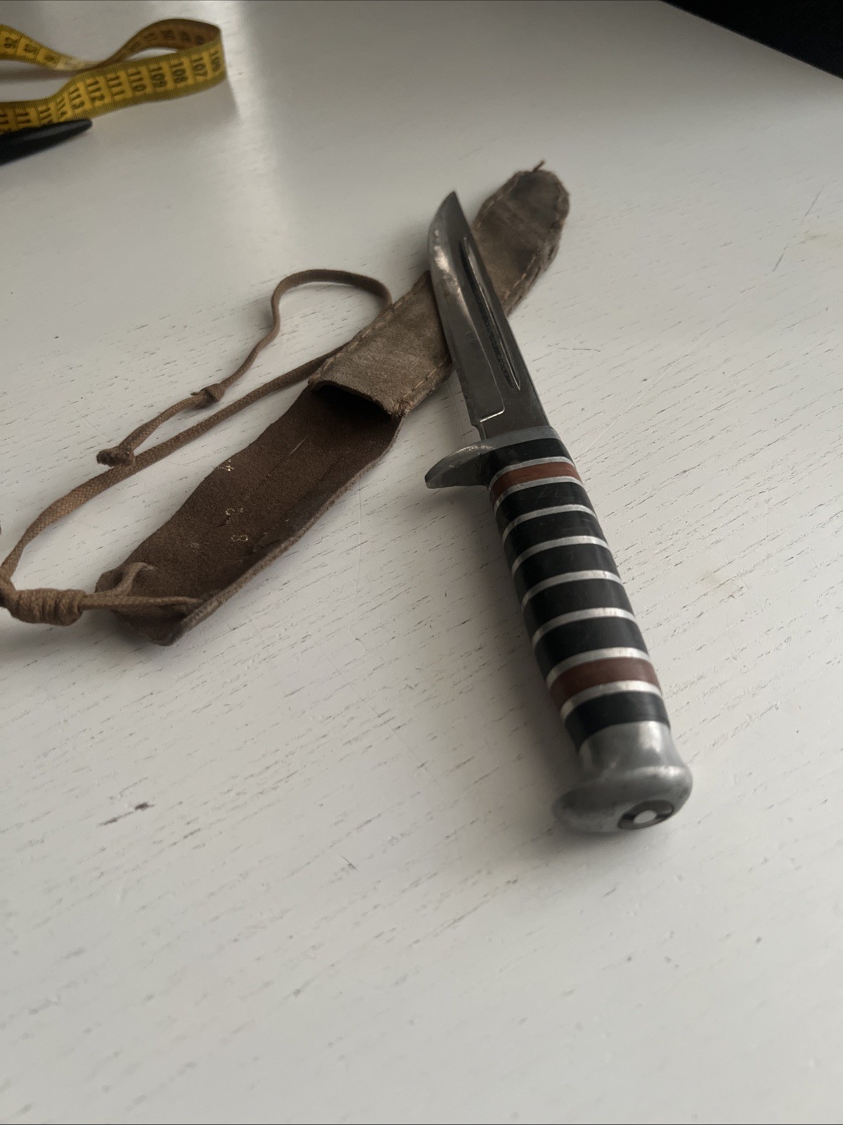 Hunting knife, driving knife, C. Jul. Herbertz Solingen Stainless Steel