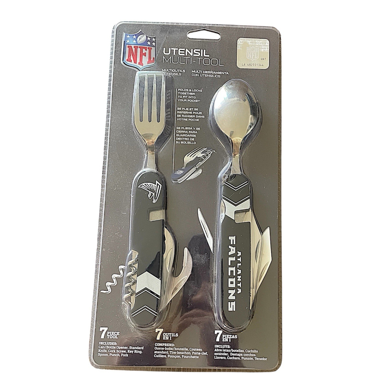NFL Atlanta Falcons Multi-Tool 7 Functions Stainless Steel Tools