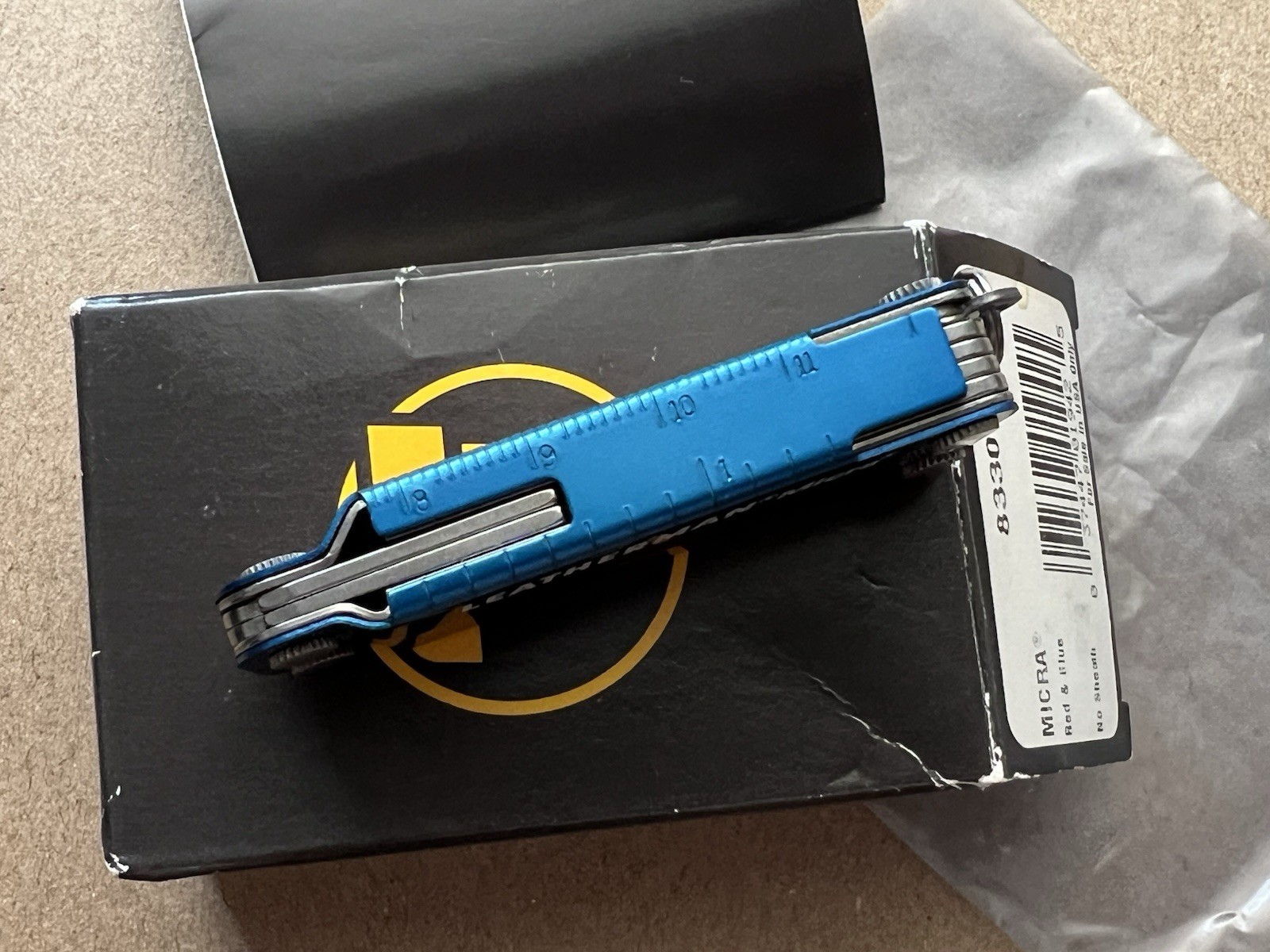 LEATHERMAN Micra – Red & Blue, Mint in Box, Rare.