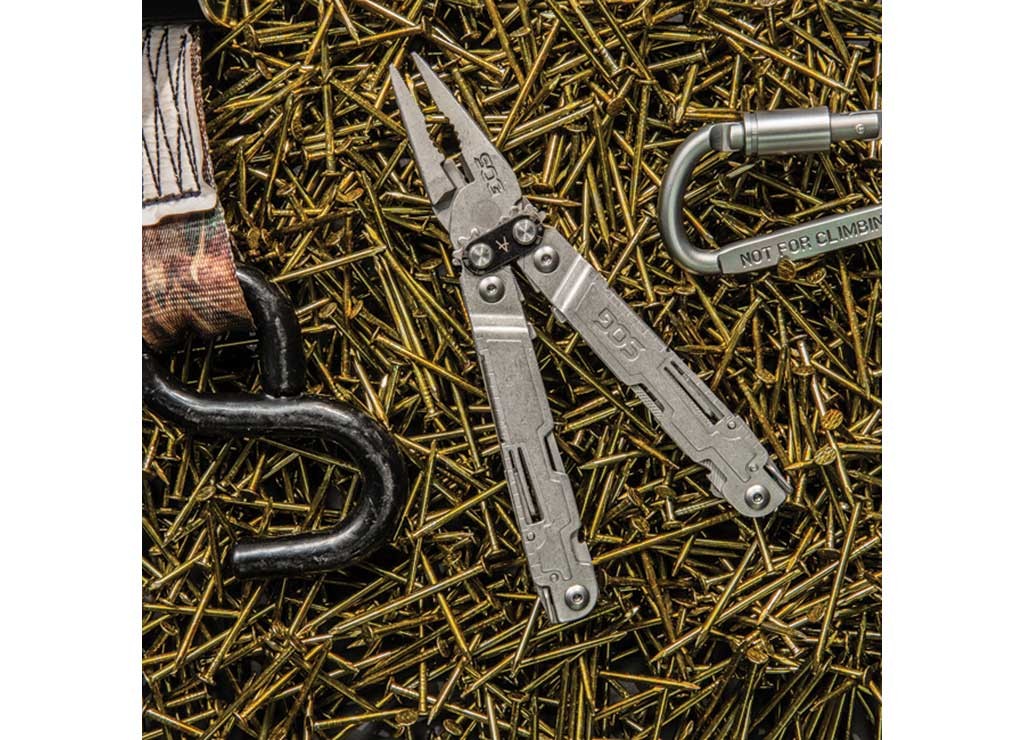 SOG SOG-PA1001-CP PowerAccess Stainless Steel Multi-Tool 18 Tools, Stone Wash