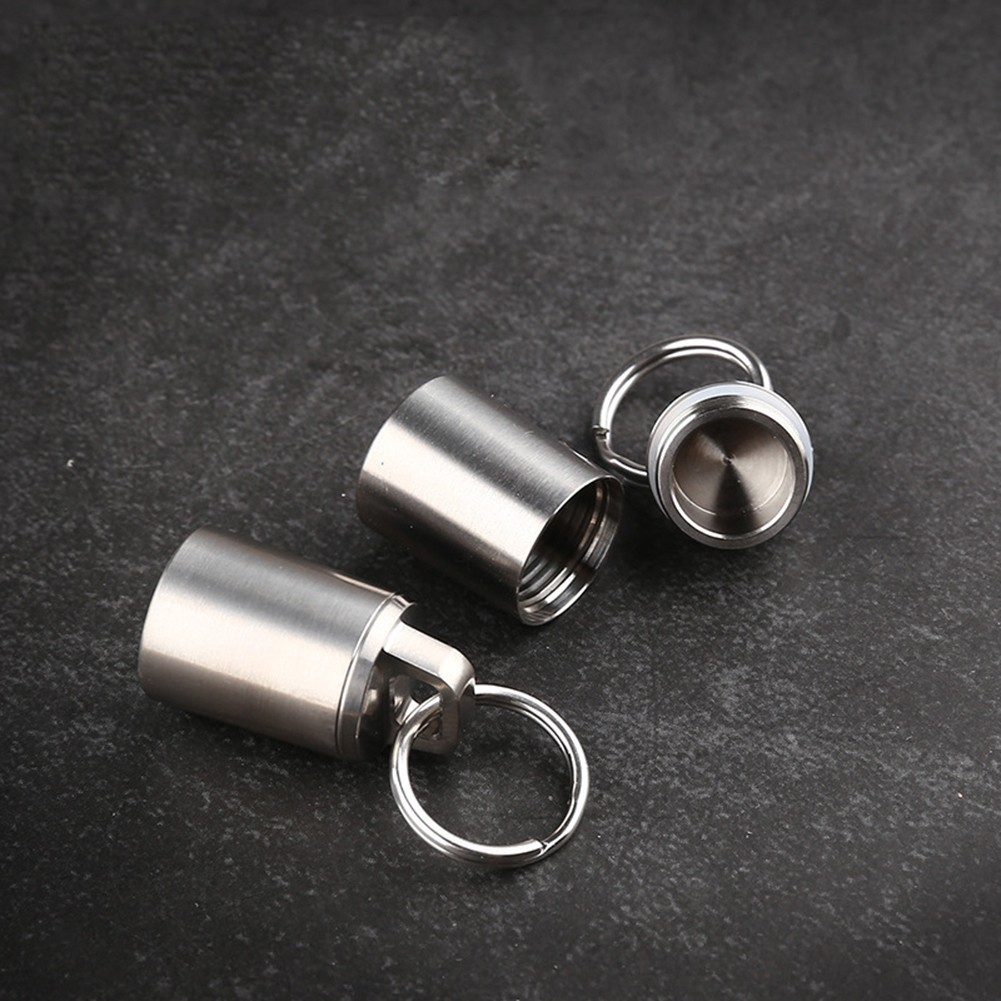 Keychain Organizer Pill Holder Case Camping Supplies Corrosion-resistant