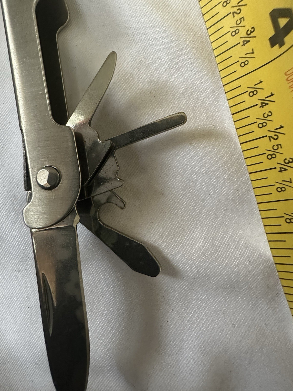 Multi-Tool 10 In 1 Folding Pliers Pocket Utility Knife w/ Sheath Branded “USAA”