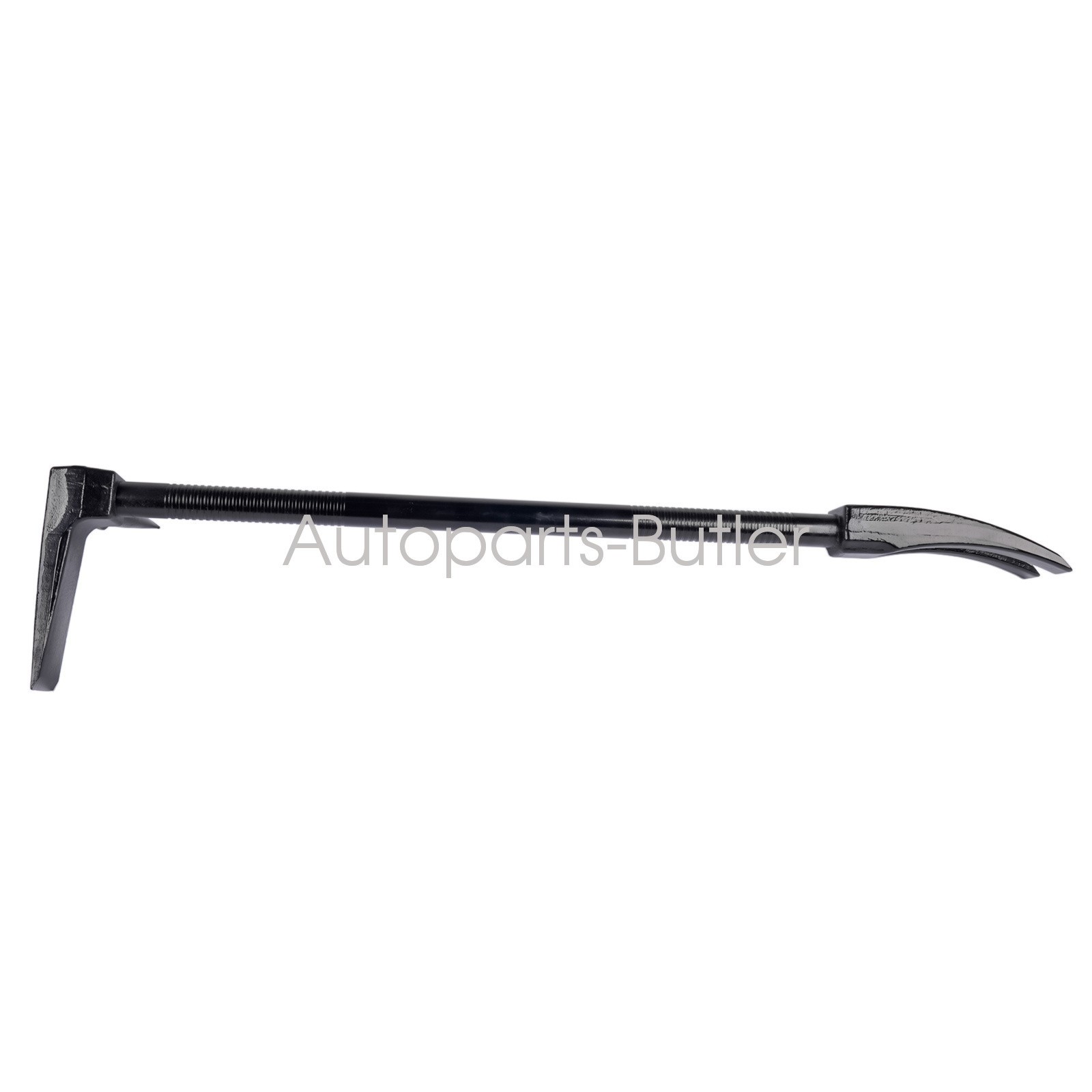 30″ Black Steel Halligan Bar, One-Piece Firefighter Forced Entry Breacher Tool