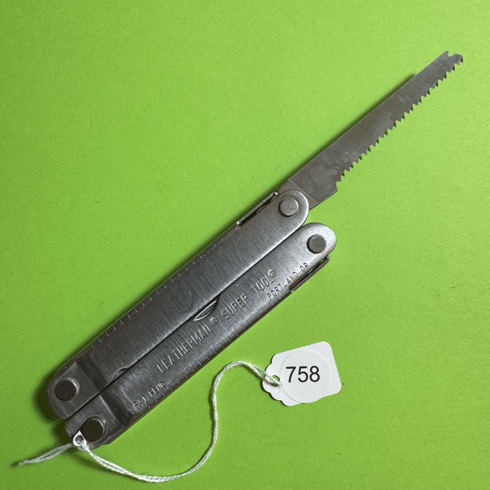 Leatherman Super Tool Plier Multi Tool Pocket Knife Stainless EDC #758