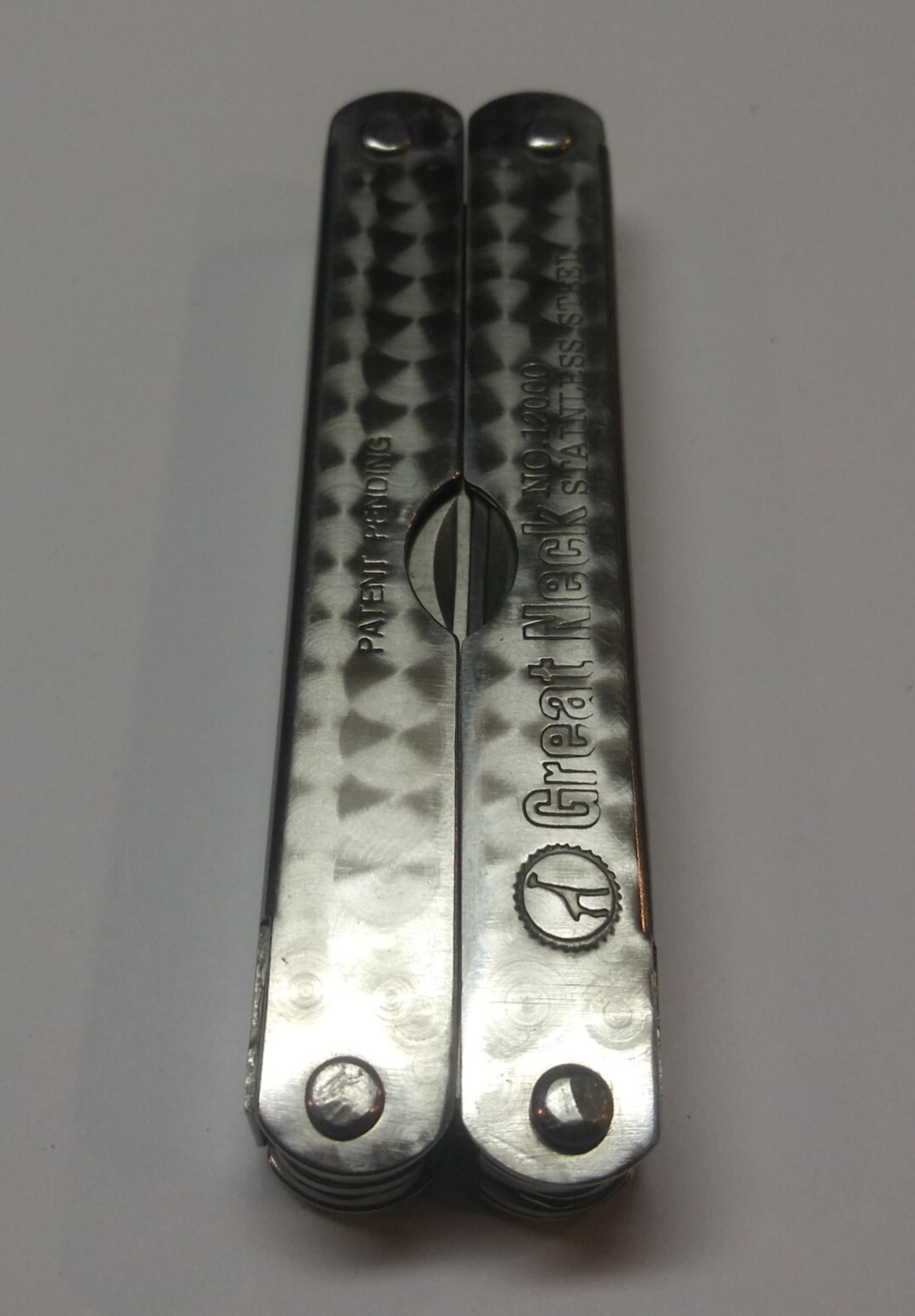 Vintage Great Neck No. 12000 Stainless Steel Utility Multi-Tool Pocket Knife