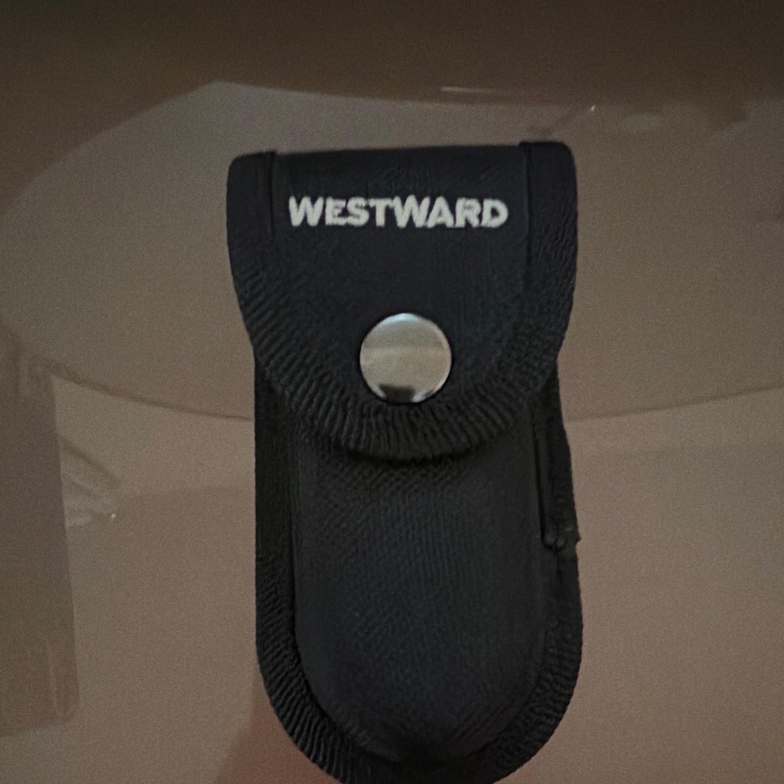 Westward Stainless Steel Folding Multi-Tool Pliers, Part Serrated, Sheath