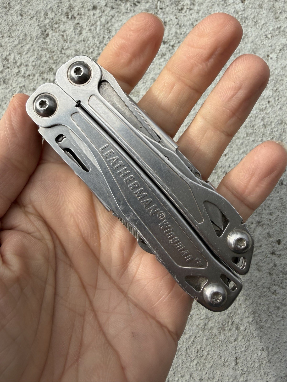LEATHERMAN WINGMAN 14-IN-1 MULTI-TOOL, PLIERS, SCISSORS, SCREWDRIVER, CLIP, EXC!