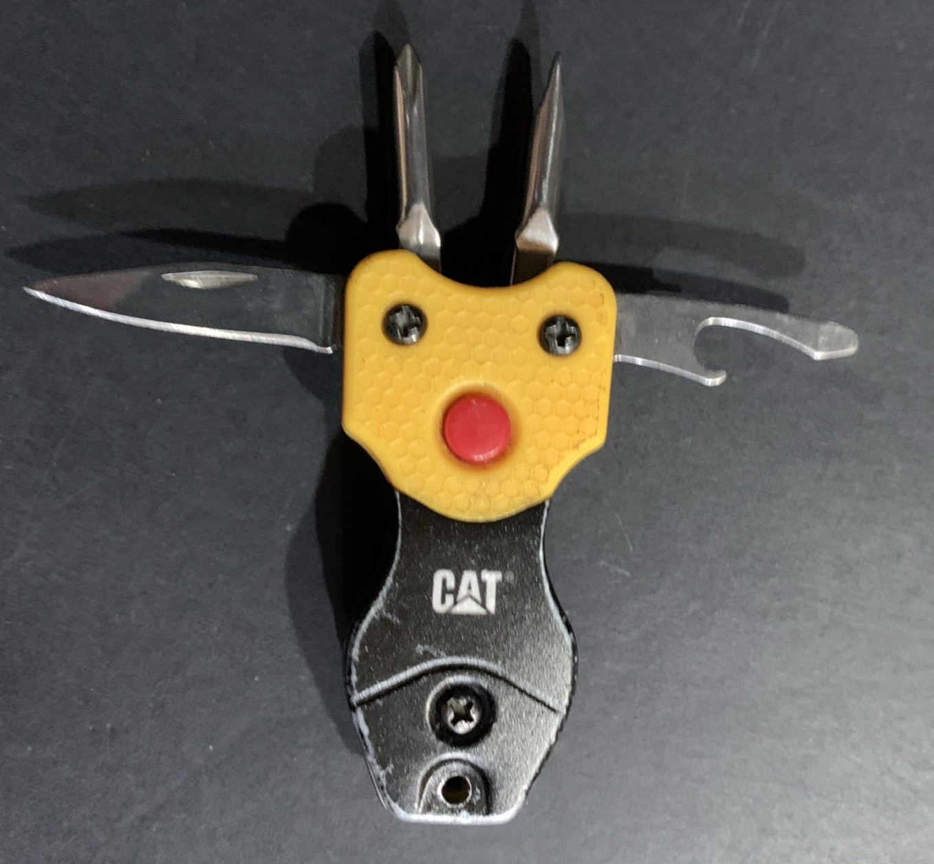 CATERPILLAR CAT MUlTI-TOOL With Sheaths Lot Of 2 NEW & USED