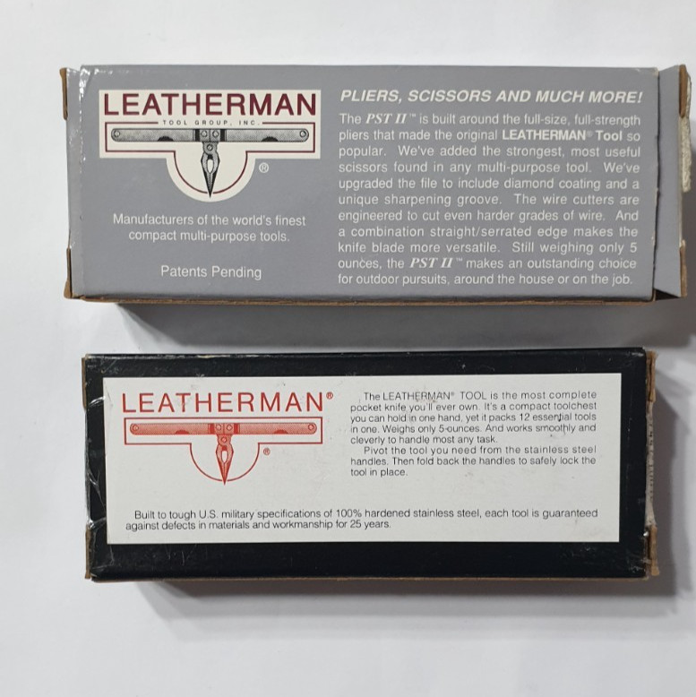 🔥 2X Leatherman PST and PST II Stainless Multi-Tool New in Box Rare Collectable