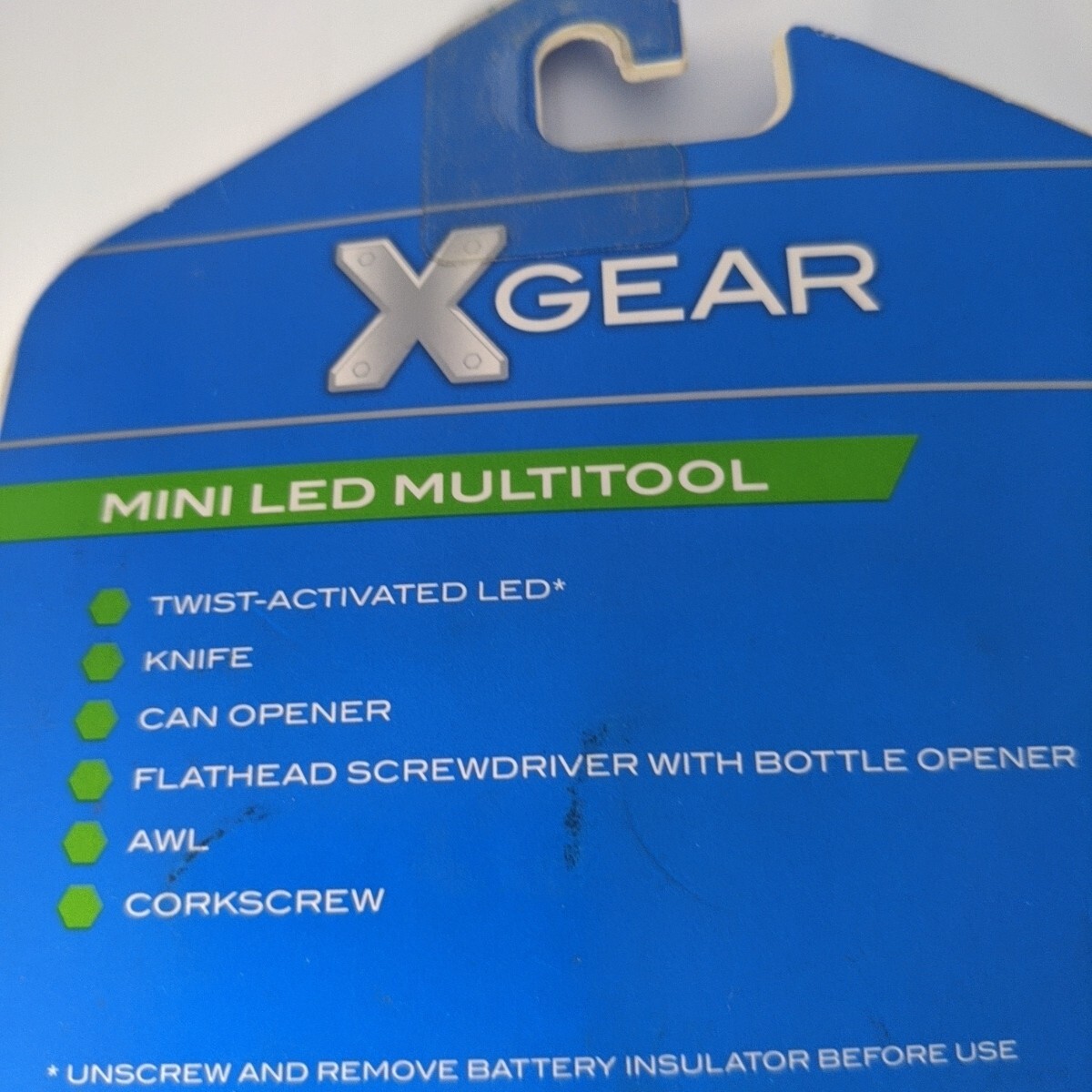 XGear 7 Mini LED MultiTool Red NS Pocket Knife 41XG1218 Style NIB