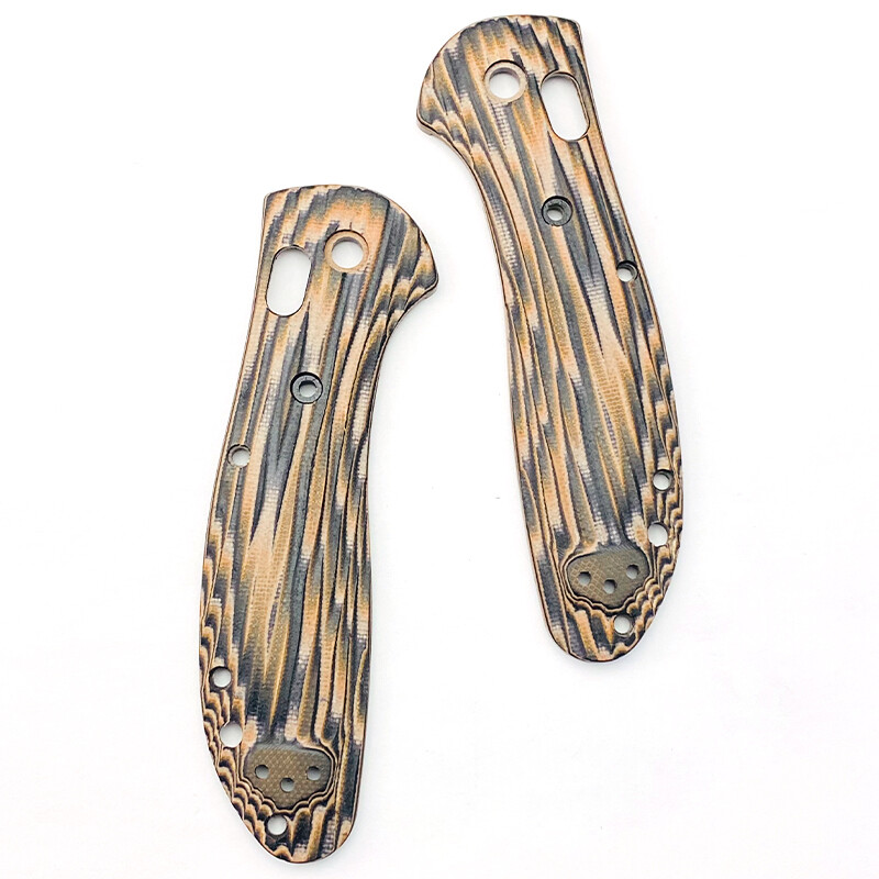 1 Pair G10 Handle Scales+Supporting Shafts for Benchmade Griptilian 551/550