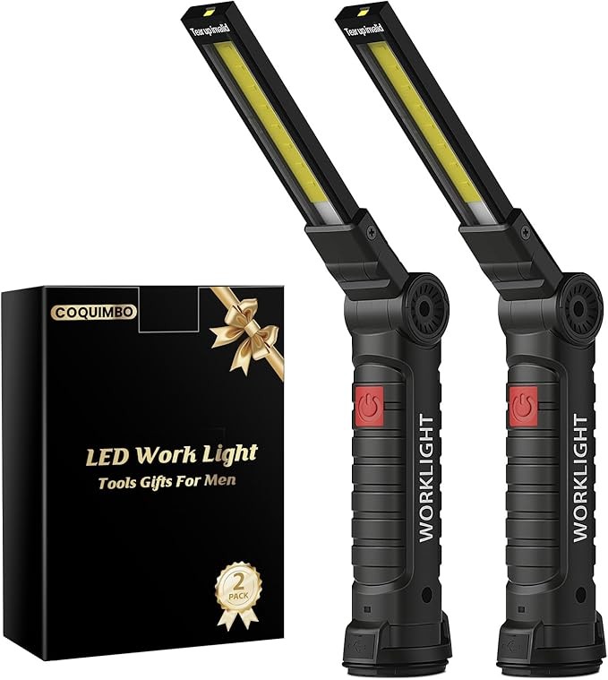 Coquimbo Magnetic LED BBQ Light 2pk Rechargeable