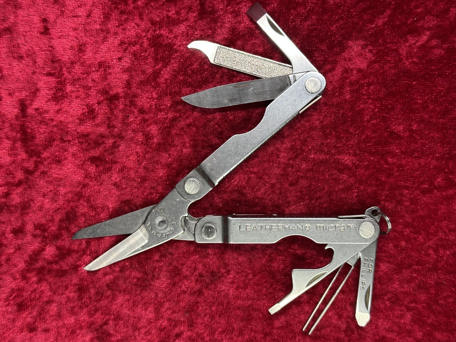 Leatherman Micra Stainless 8 Tool Mini Multi-Tool Random Pick Used (359)