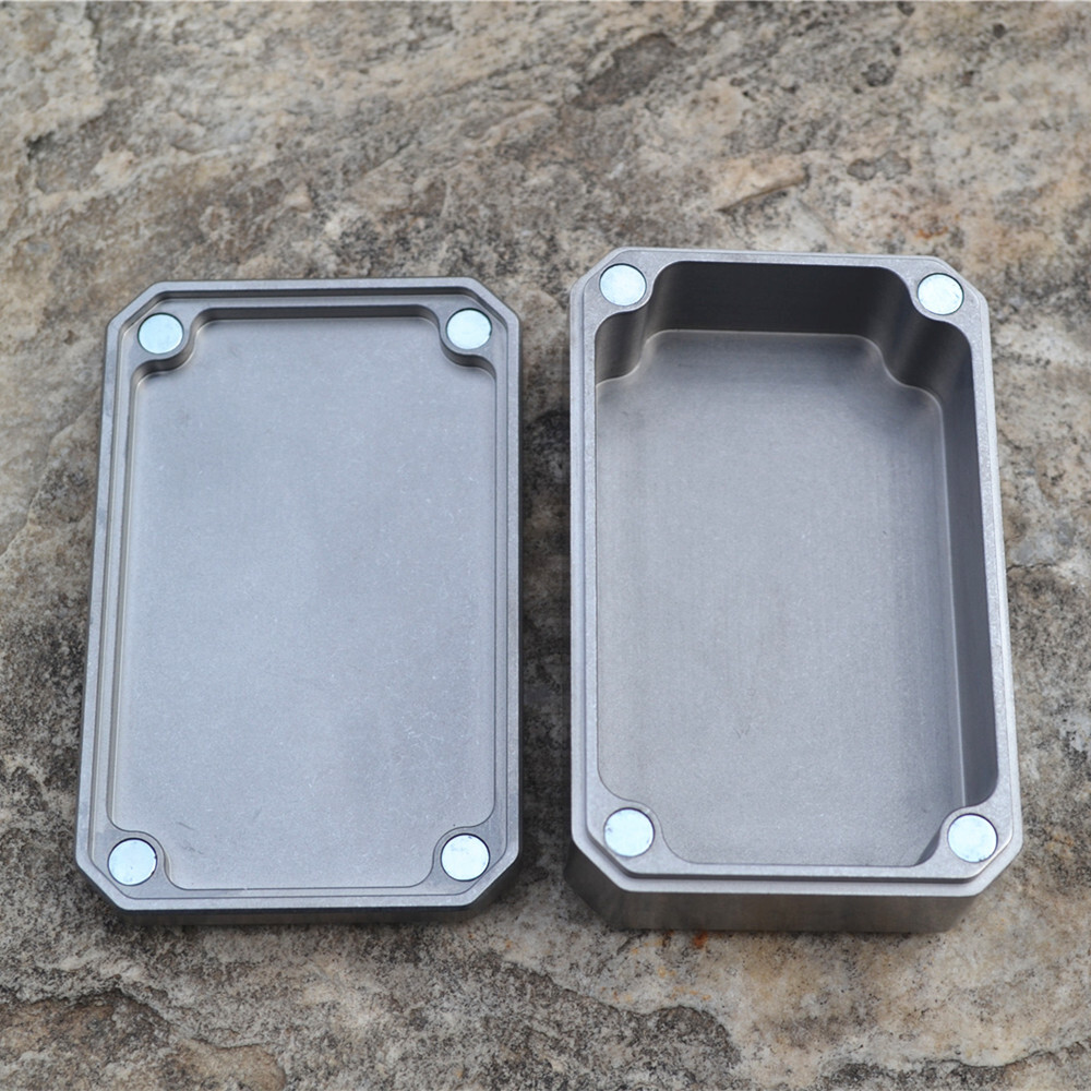 EDC Titanium Alloy Storage Box Portable Sealed Medicine Box Outdoor Travel Box