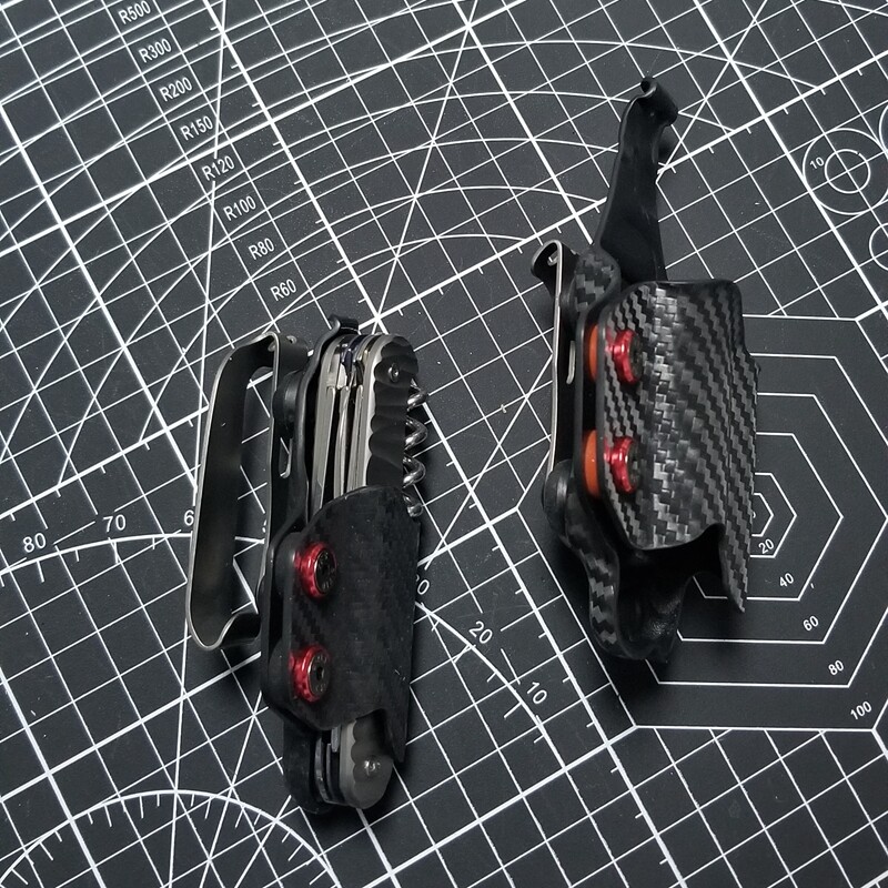 EDC Titanium Alloy Back Clip Pocket Clip Outdoor Pocket Tools