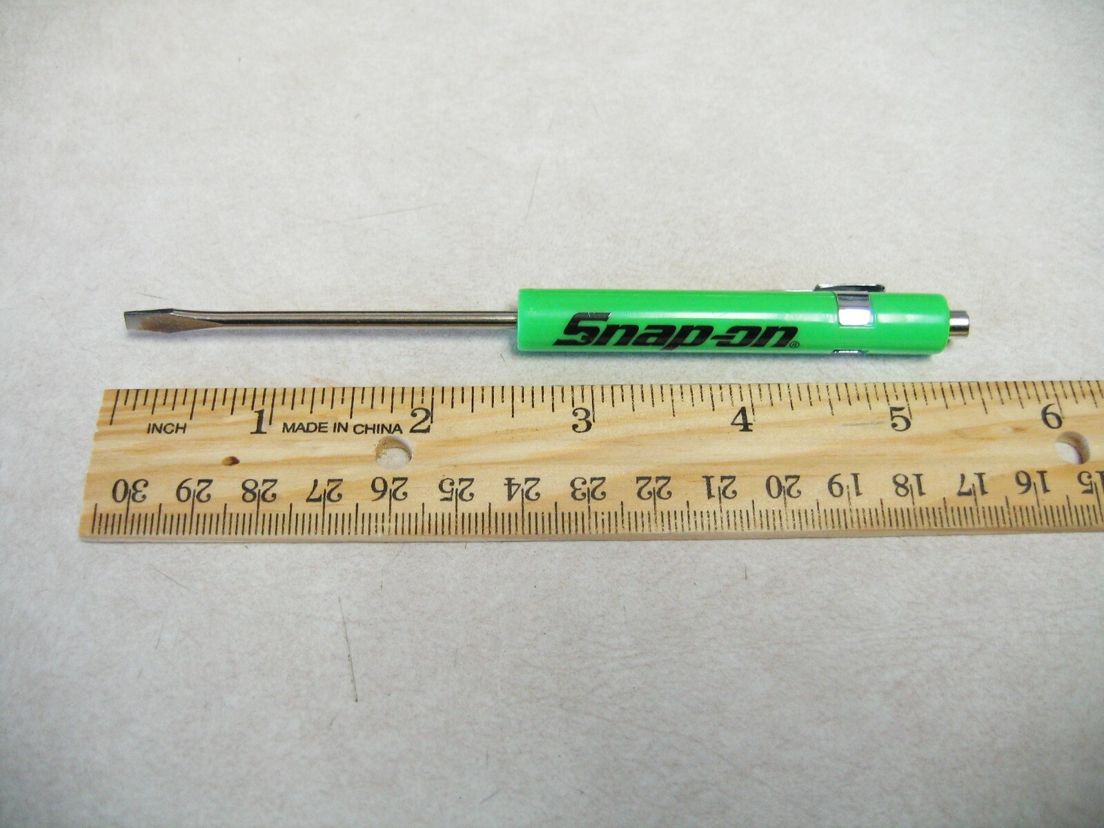 Snap On Pocket Screwdriver & 2 PQY Pocket Mini Pry Bar Tools **Green** *NEW*
