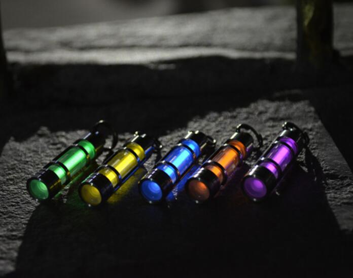 EDC Outdoor LED Keychain Camping Emergency Tools Multipurpose Lamp