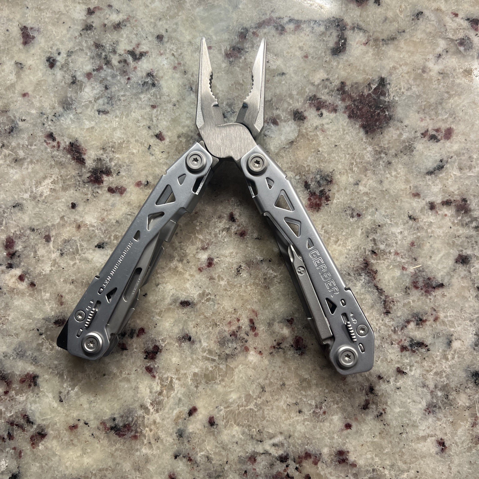 Gerber Suspension NXT 15-in-1 Silver Multi-Tool With Pocket Clip