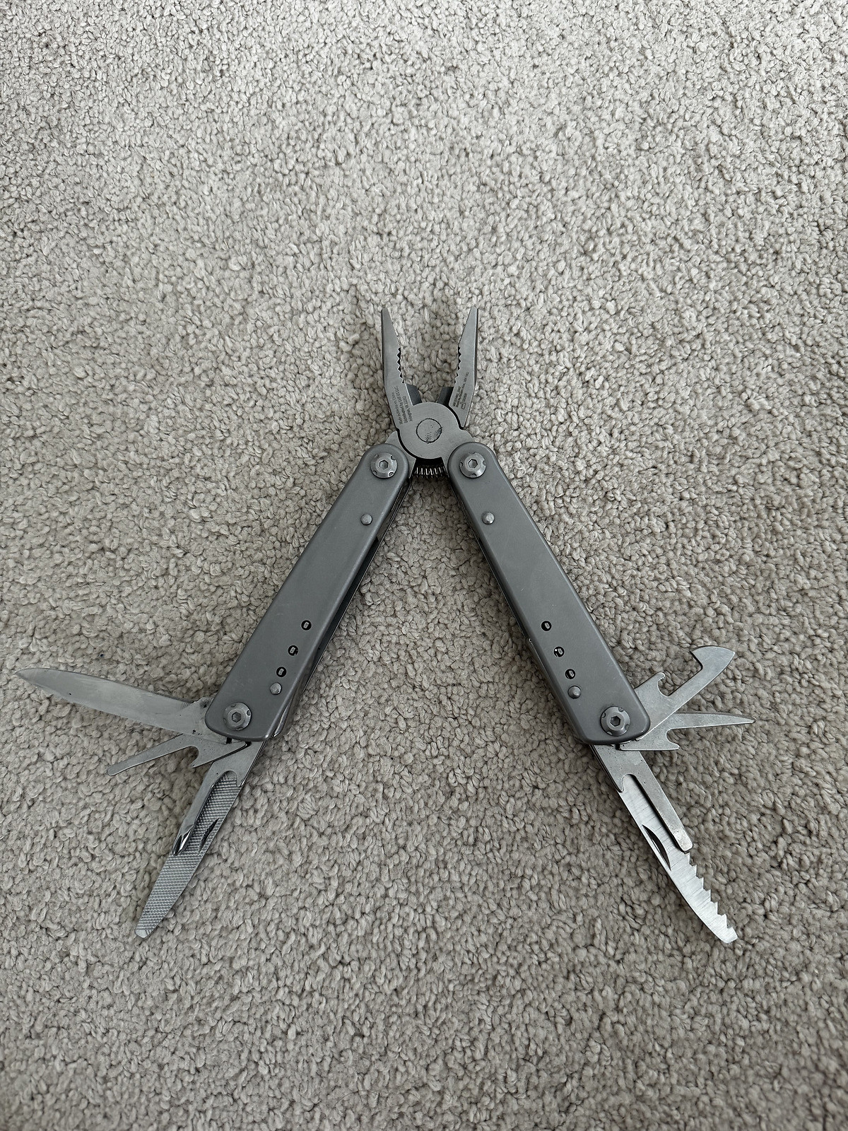 Crivit Multi-Tool with sheath-Tool 13 Function, STAINLESS STEEL, POUCH INCLUDED
