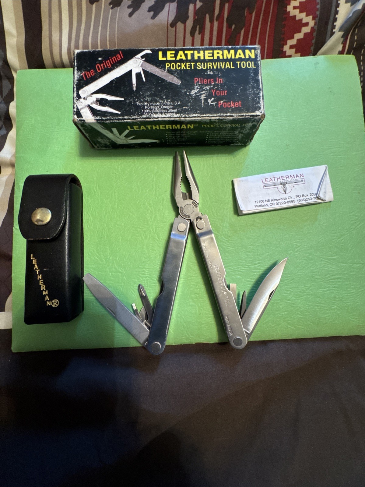 Leatherman PST Pocket Survival Tool New Old Stock All Original With Box