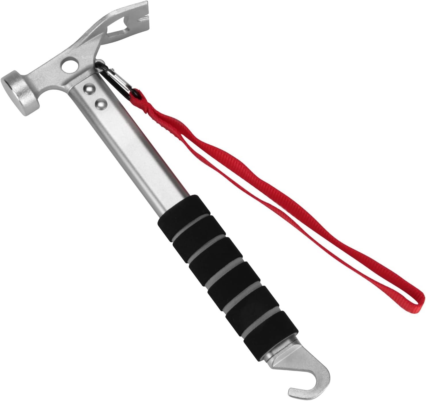 Durable Aluminum Tent Stake Hammer with Puller – Lightweight & Ergonomic Design