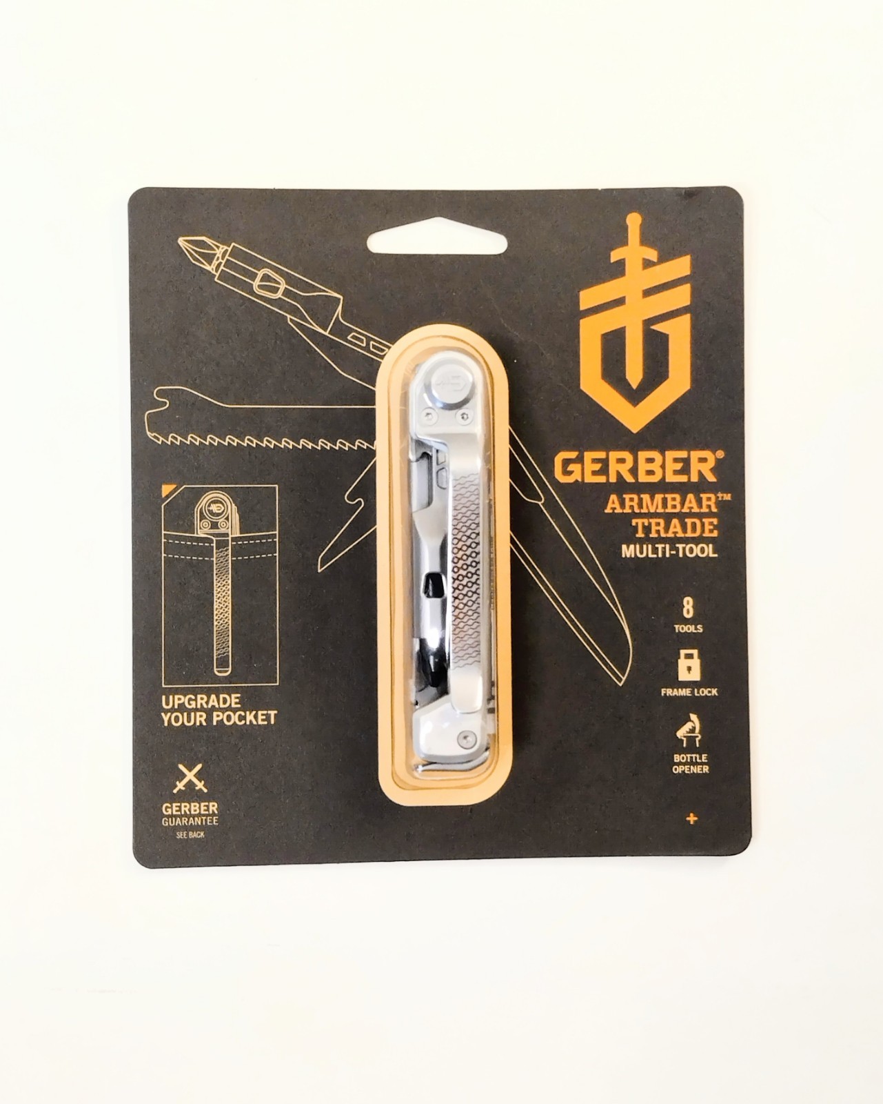 Gerber Armbar Trade Multi-Tool Color: Silver 8 Tools