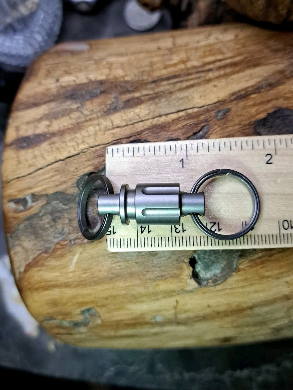 Pro Series Titanium Quick-Release Multi-Tool Swivel Keychain