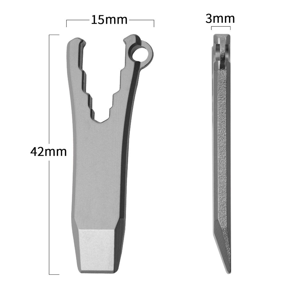 for handy Ti Alloy for CROWBAR for Opening Bottles and Screws in Outdoor