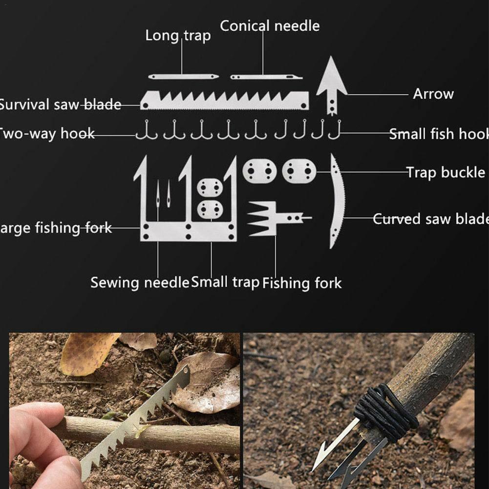Survival Multitool Credit Card – 22 Tools in 1 By Sirius Survival