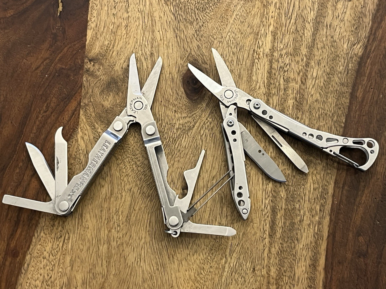Retired Leatherman Style CS & MICRA Multi Tool Knife Excellent Cond. (Lot Of 2)