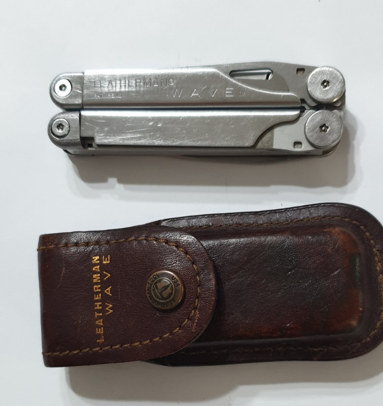 🔥🔥🔥 Leatherman 2000 Wave OG Original Gen1 Leather Sheath Multi Tool Pat Pend
