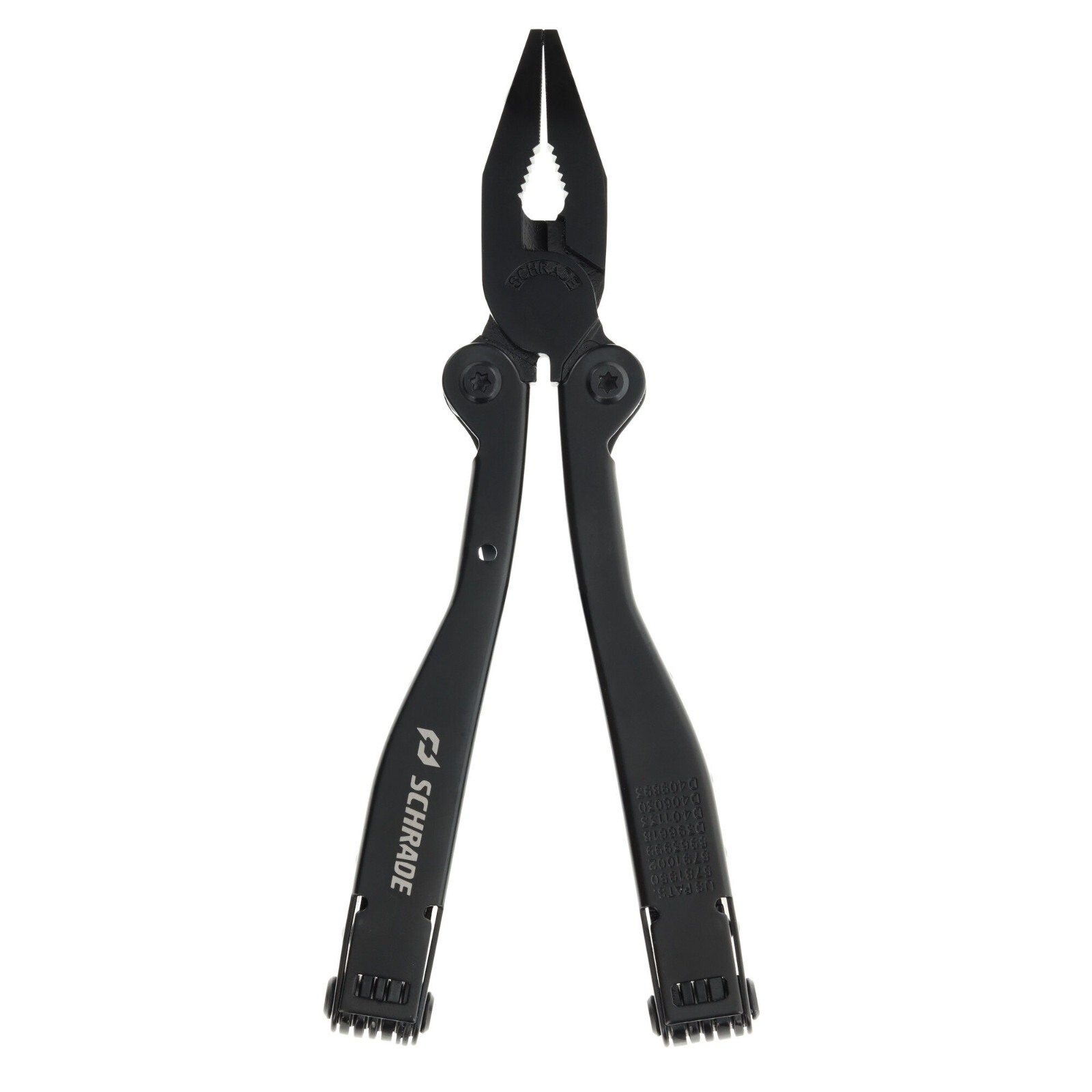 Schrade Tough Tool Black Multi-tool, 20 Tools w/ Pouch Outdoor Survival 1182533
