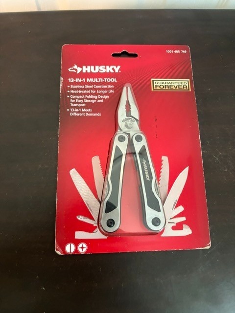 Husky 13-in-1 Multi-Tool Stainless Steel – Guaranteed Forever