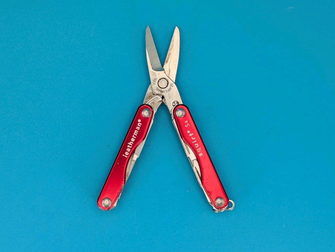 Leatherman Squirt S4 Multi-Tool, Key Ring, Retired, RED!