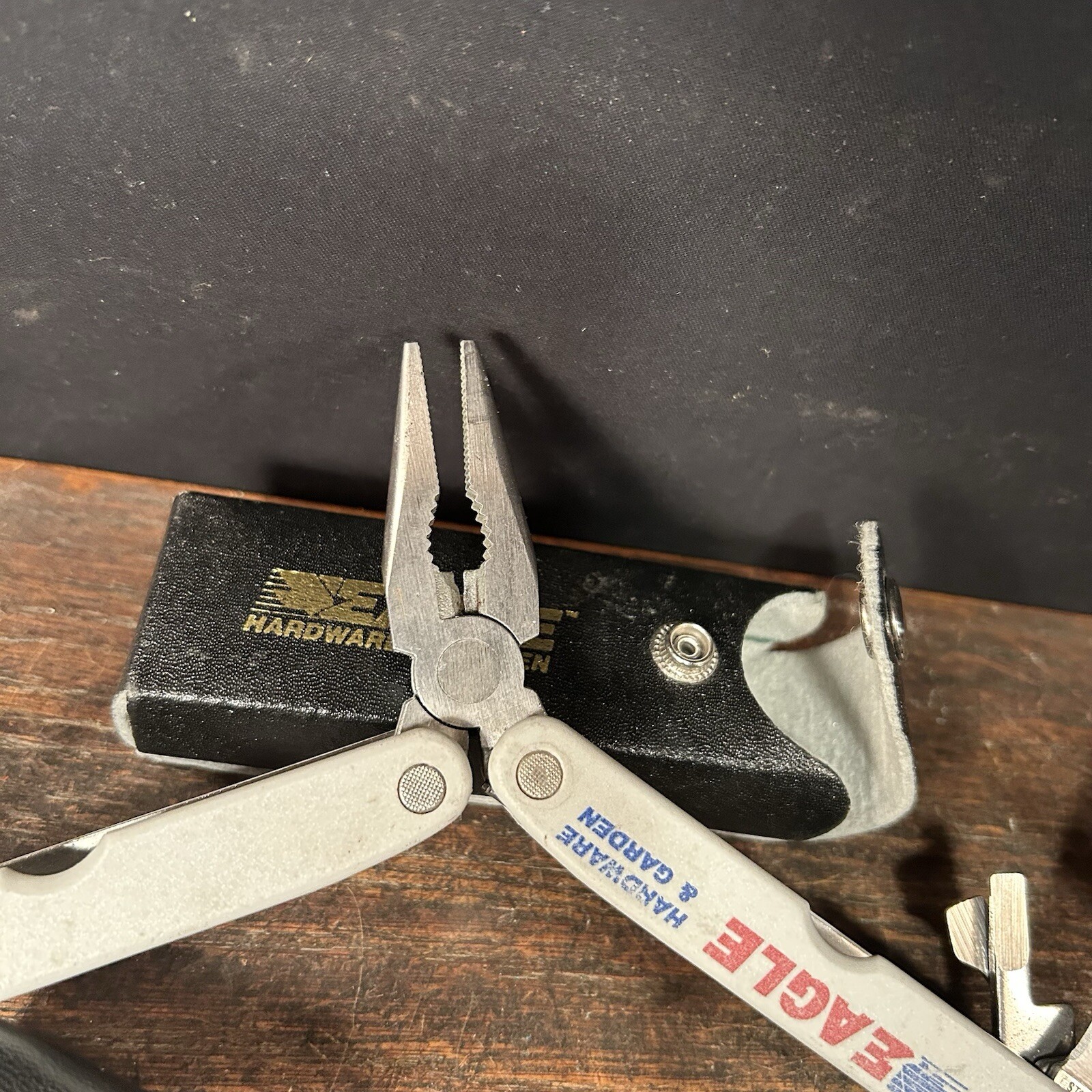 Vintage Multi Tool Lot (4) Knife Pennzoil Eagle Coleman American Camper