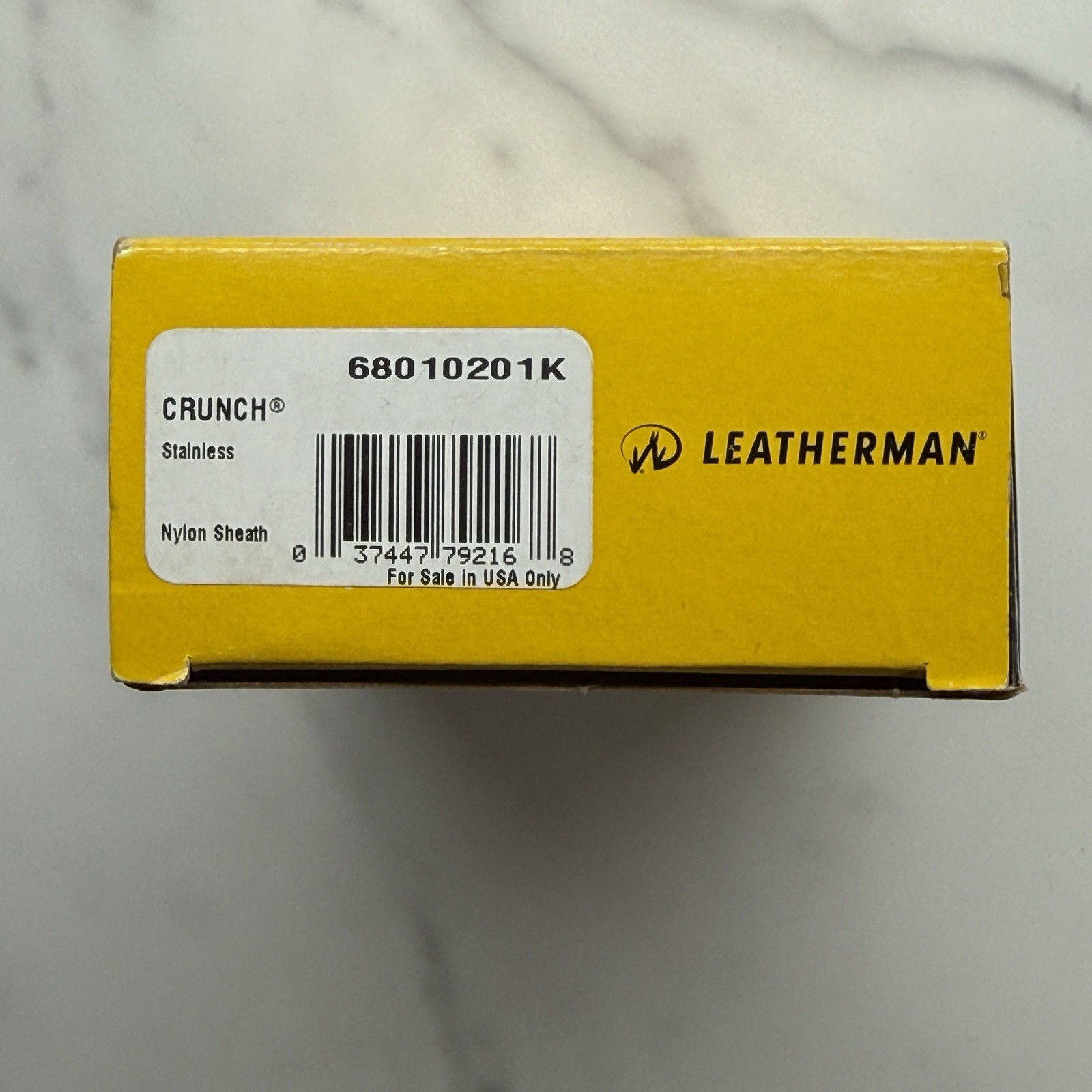 Leatherman Crunch multitool, Snap Button Nylon sheath. Made in USA in 2013