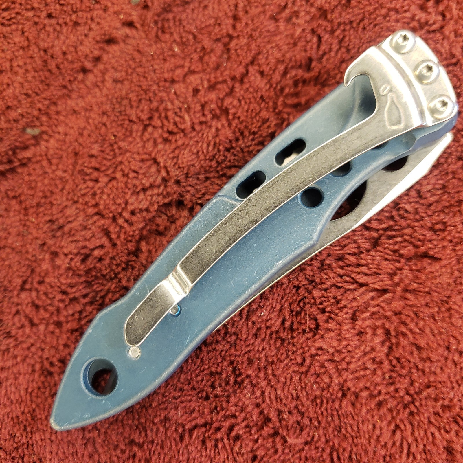 Leatherman Skeletool KBX Blue Pocket Knife w/ Bottle Opener