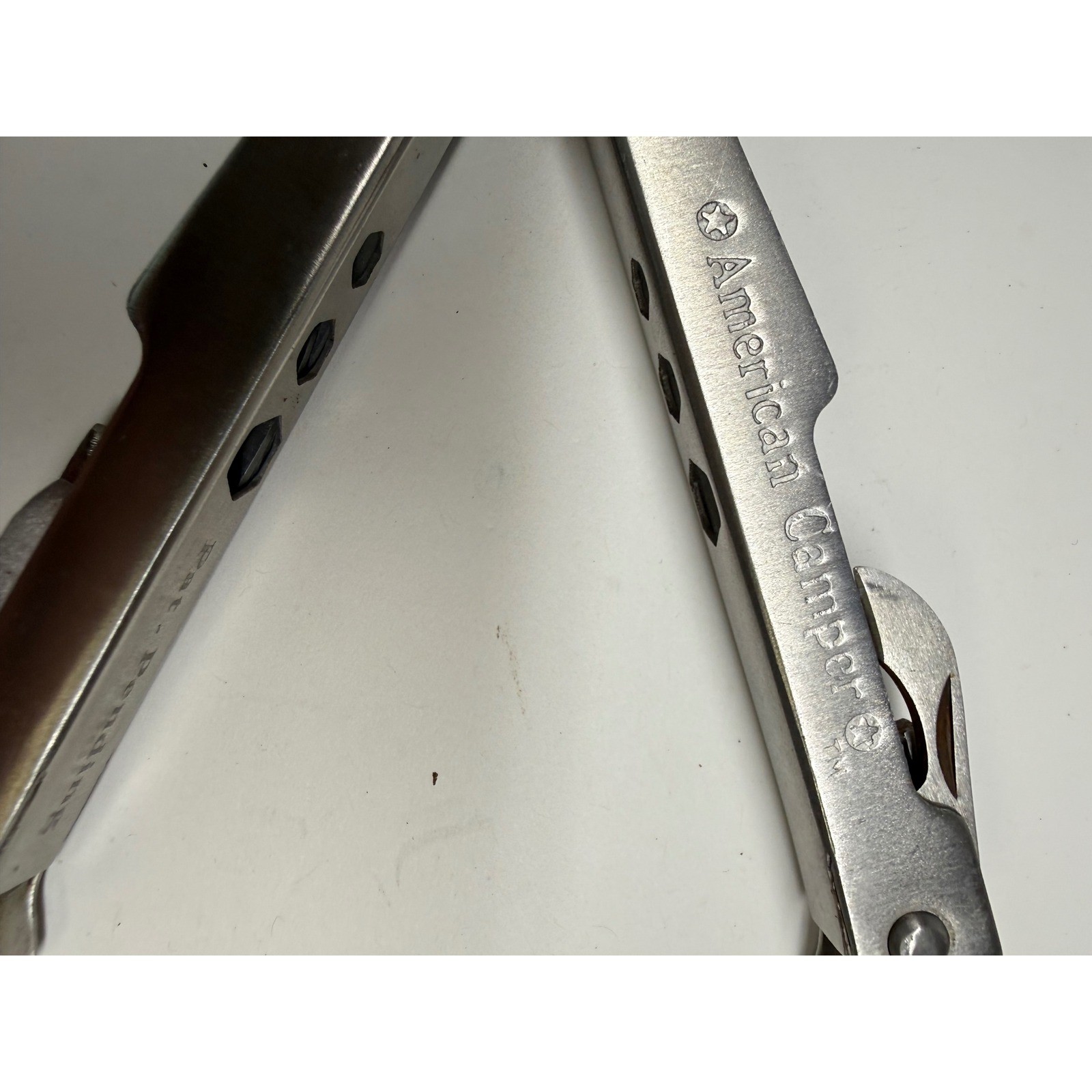 American Camper Multi-Tool Stainless Steel Folding Pliers with Nylon Sheath