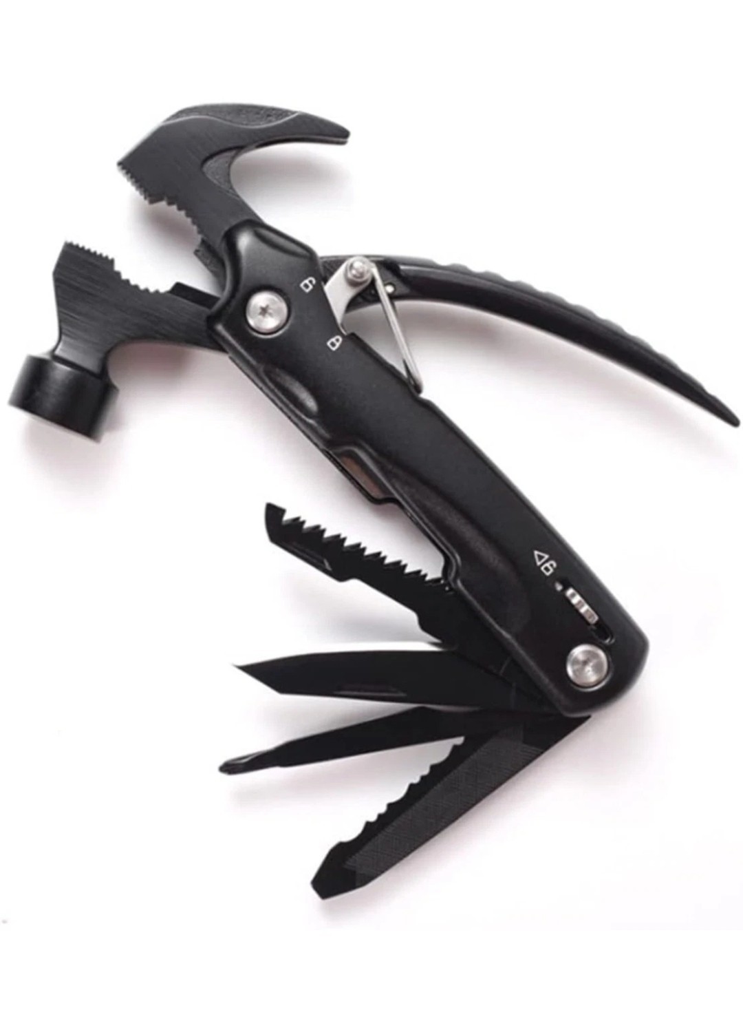 12in1 Multitool Hammer Pliers Knife Saw Stainless Steel Outdoor Camping Tool