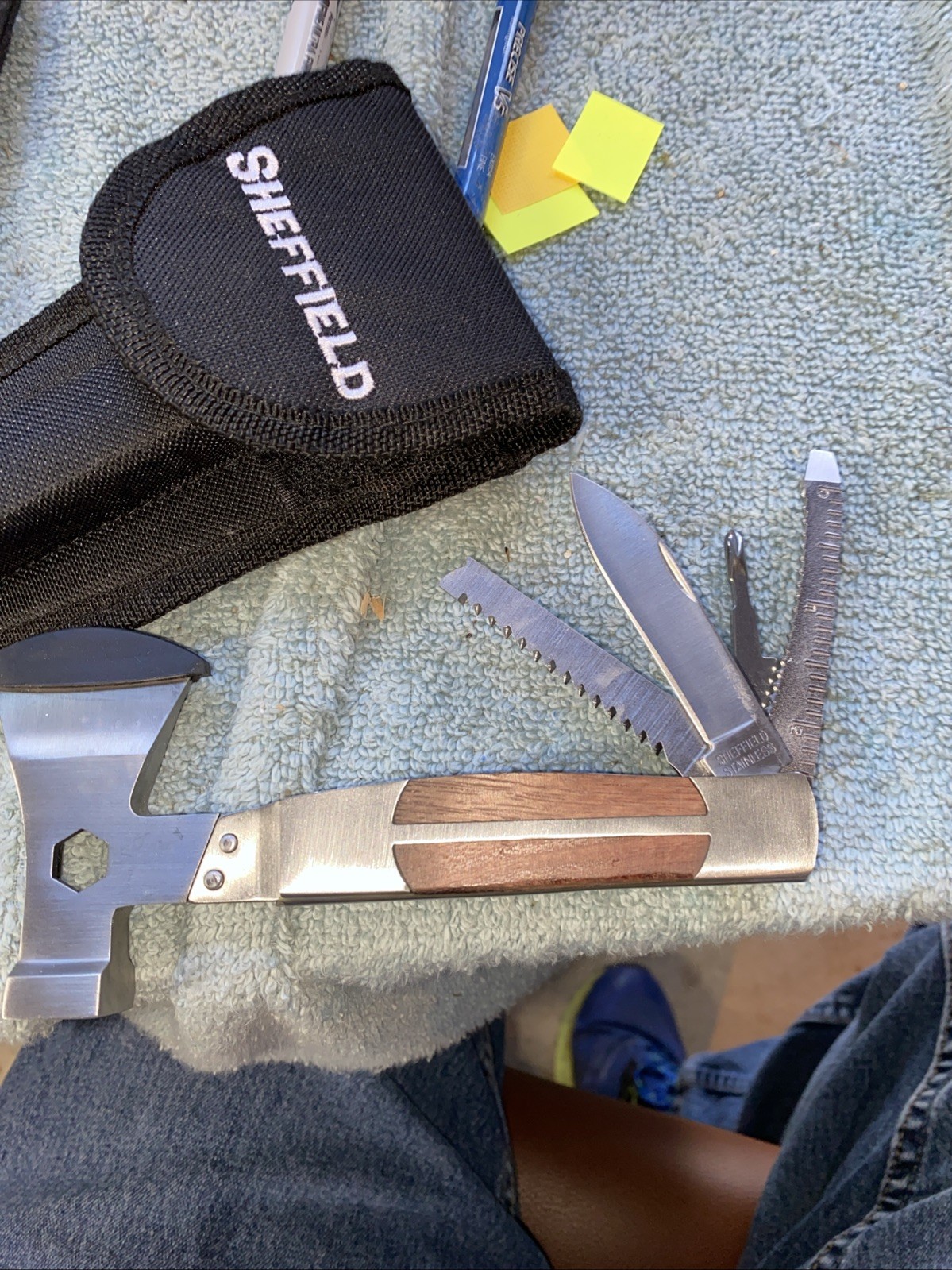 Sheffield Hatchets / Axe Multi Tool Saw Blade / Folding Knives Survival