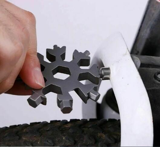18 In 1 Snowflake Snow Wrench Tool Spanner Hex Multifunction Tools Screwdriver