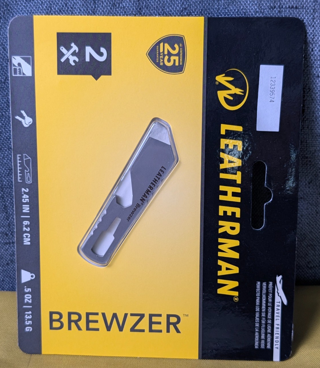 Leatherman Brewzer Multi-Tool Keychain Bottle Opener Pry Bar EDC Discontinued**