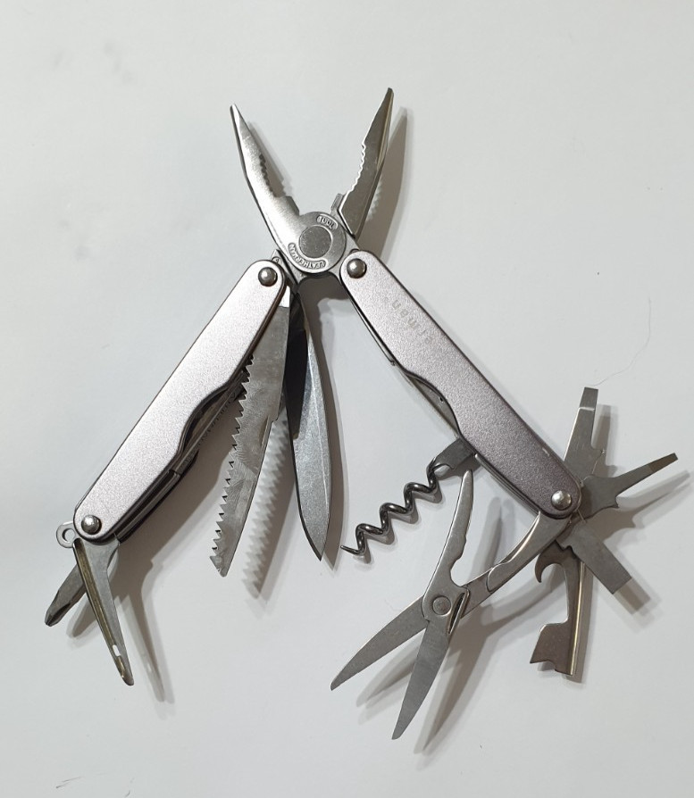 🔥 Leatherman Micra Retired Used Green Polycarbonate Inserts Multi Tool Keychain