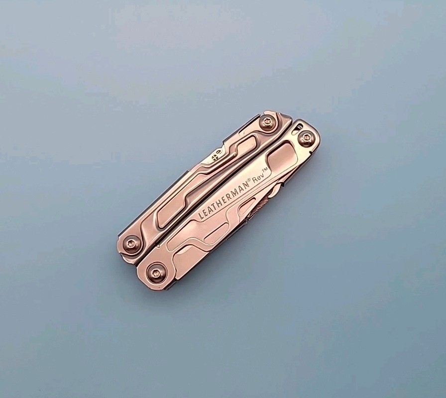 Leatherman Rev Multi-Tool – Pliers, Knife, Screwdrivers, Can Opener, File