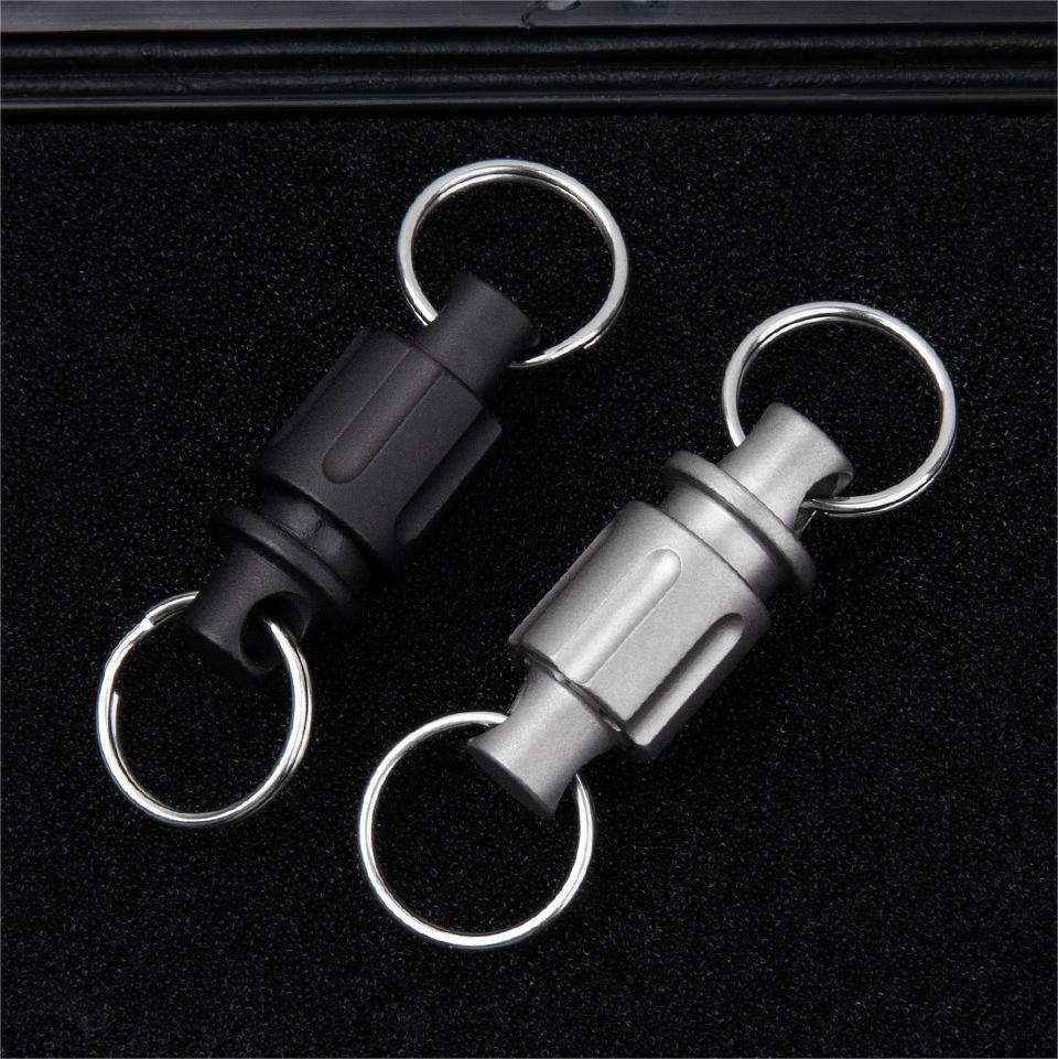 Titanium Quick Release Swivel Keychain Pull Apart Detachable Car Key Holder